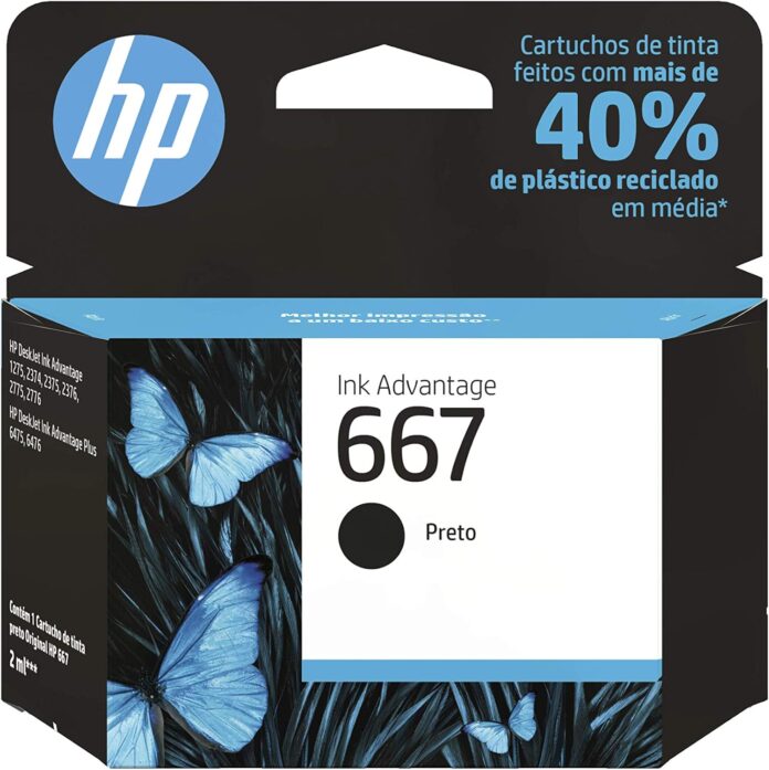 cartucho HP 667 original